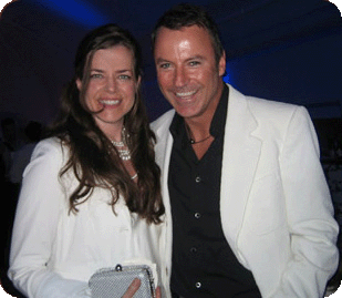 Lisa with celebrity party planner and lifestyle guru Colin Cowie